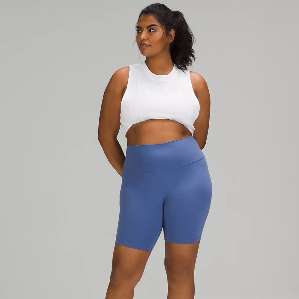 NWT Align HR Short 8” In Color Water Drop